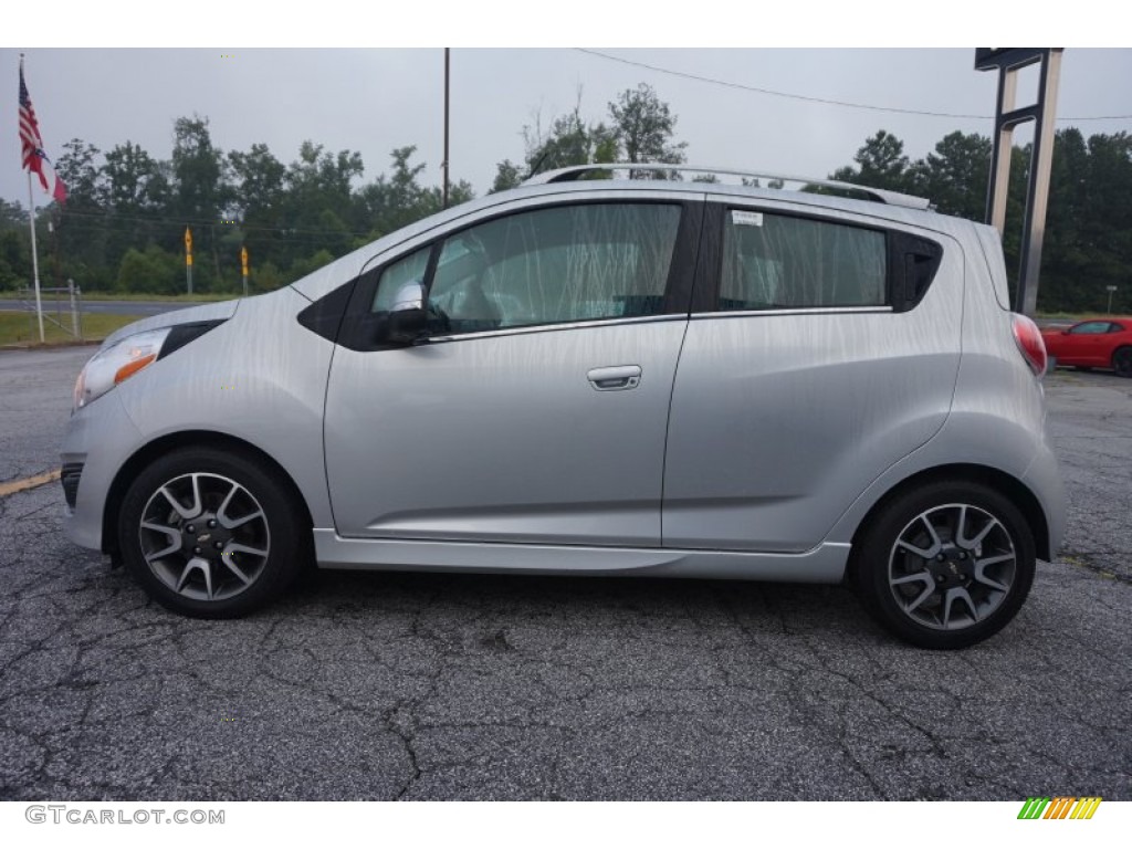 Silver Ice 2015 Chevrolet Spark LT Exterior Photo #106198597
