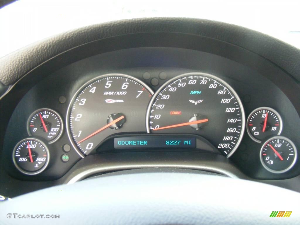 2007 Chevrolet Corvette Z06 Gauges Photo #10619876