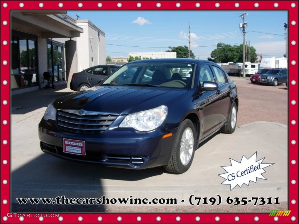 2008 Sebring Touring Sedan - Modern Blue Pearl / Dark Khaki/Light Graystone photo #1