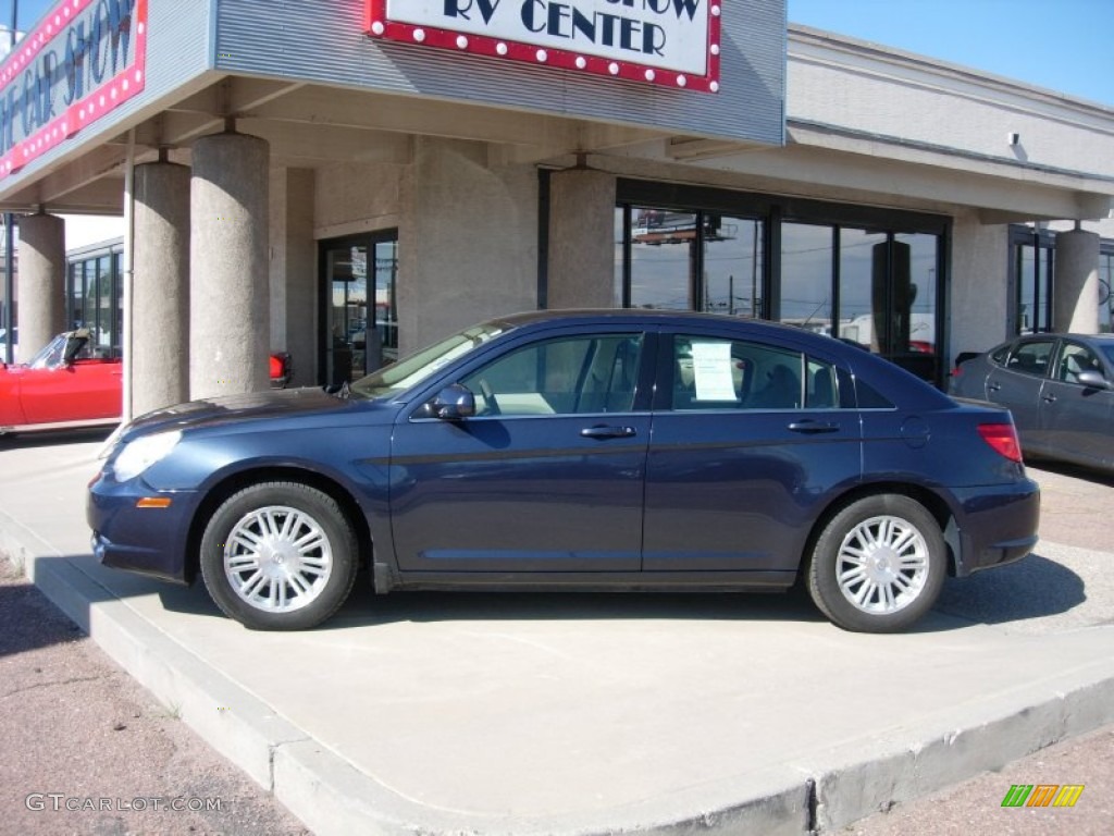 2008 Sebring Touring Sedan - Modern Blue Pearl / Dark Khaki/Light Graystone photo #2