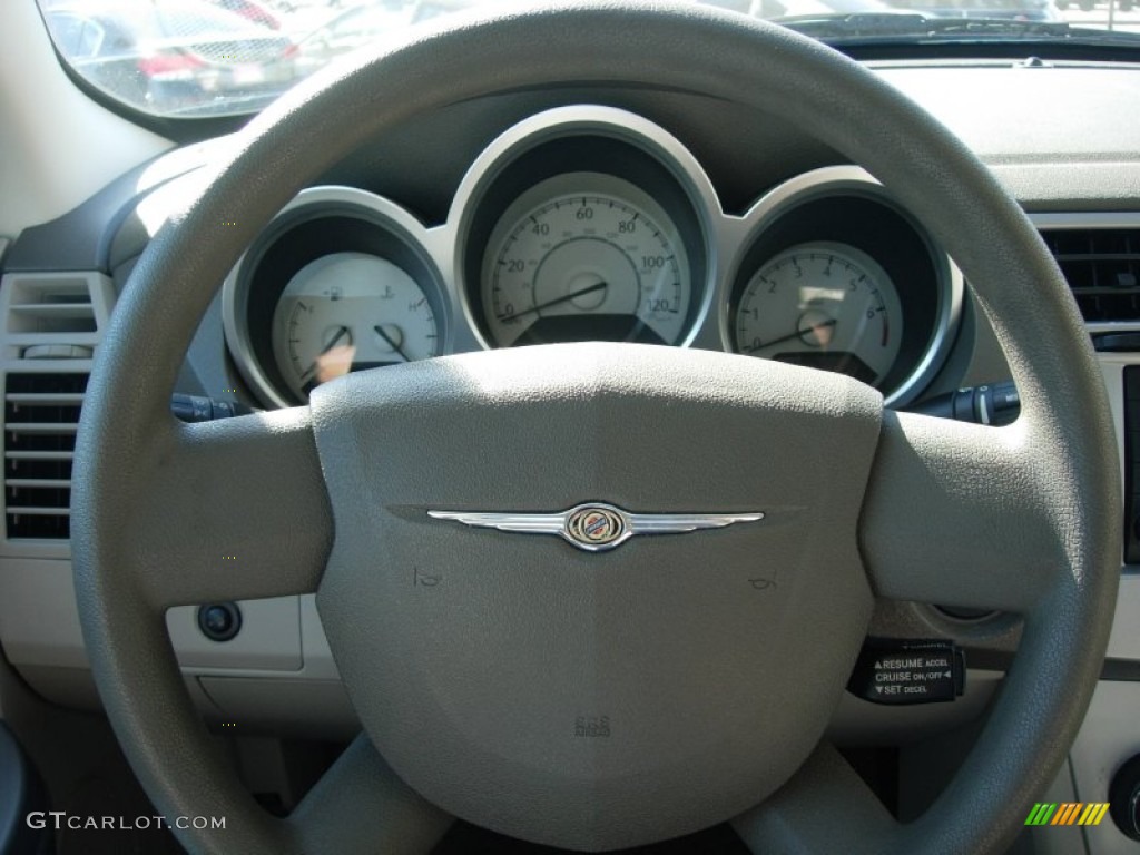 2008 Sebring Touring Sedan - Modern Blue Pearl / Dark Khaki/Light Graystone photo #18