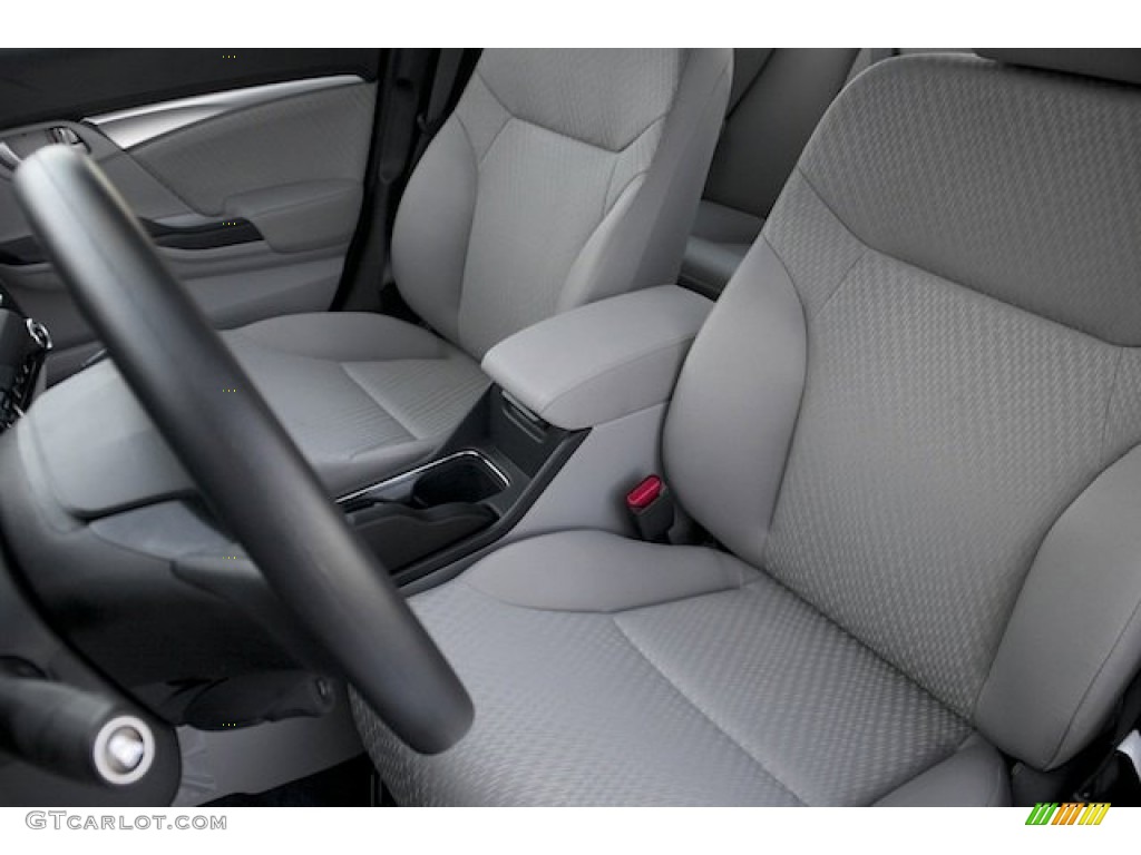 2015 Civic EX Sedan - Dyno Blue Pearl / Gray photo #11