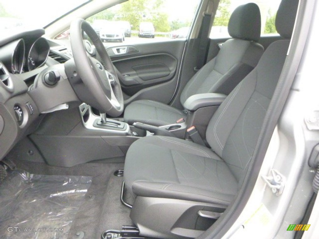 2015 Fiesta SE Hatchback - Ingot Silver Metallic / Charcoal Black photo #9