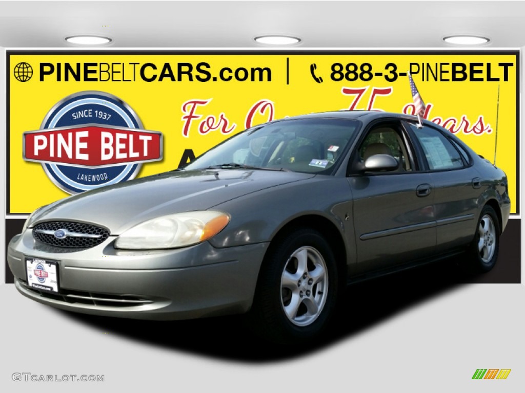 2002 Taurus SES - Spruce Green Metallic / Medium Parchment photo #1