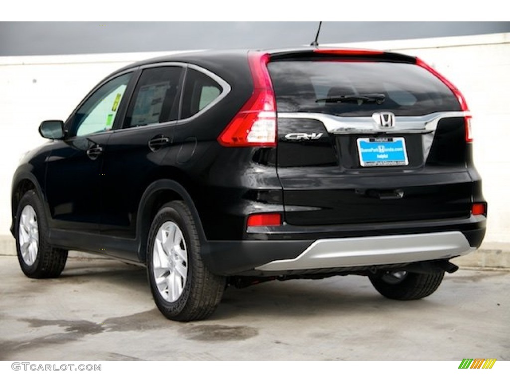 2015 CR-V EX - Crystal Black Pearl / Black photo #2