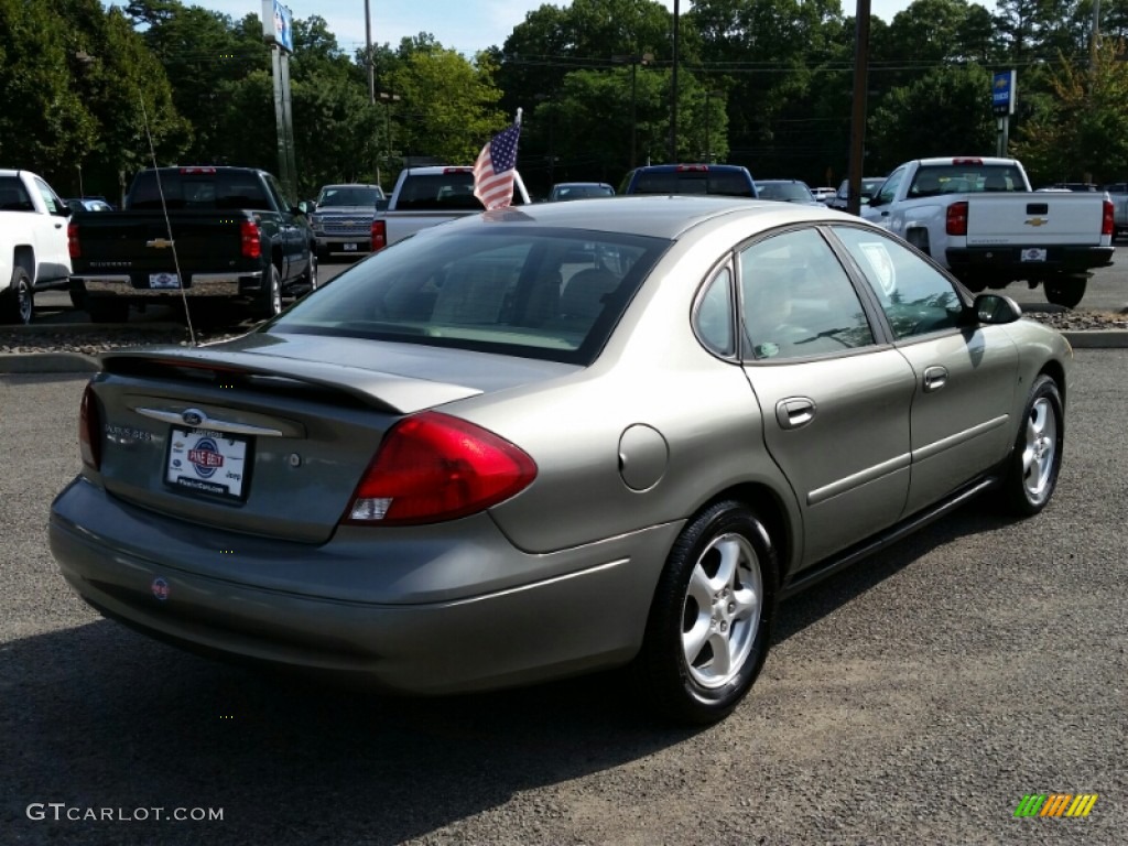 2002 Taurus SES - Spruce Green Metallic / Medium Parchment photo #7