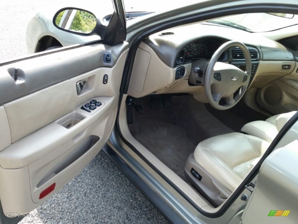 2002 Taurus SES - Spruce Green Metallic / Medium Parchment photo #15