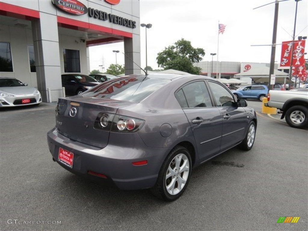 2009 MAZDA3 i Sport Sedan - Stormy Blue Mica / Black photo #8