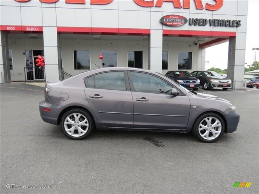 2009 MAZDA3 i Sport Sedan - Stormy Blue Mica / Black photo #9