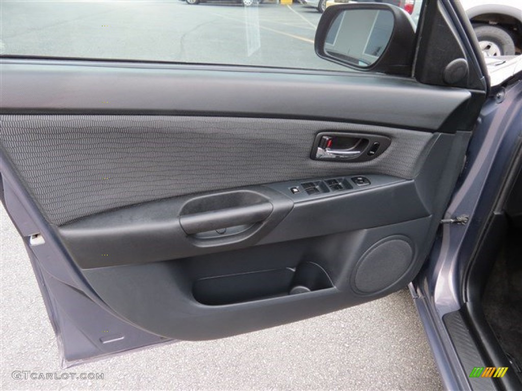 2009 MAZDA3 i Sport Sedan - Stormy Blue Mica / Black photo #12
