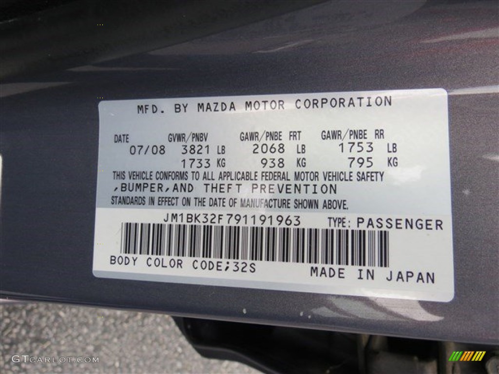 2009 MAZDA3 i Sport Sedan - Stormy Blue Mica / Black photo #14