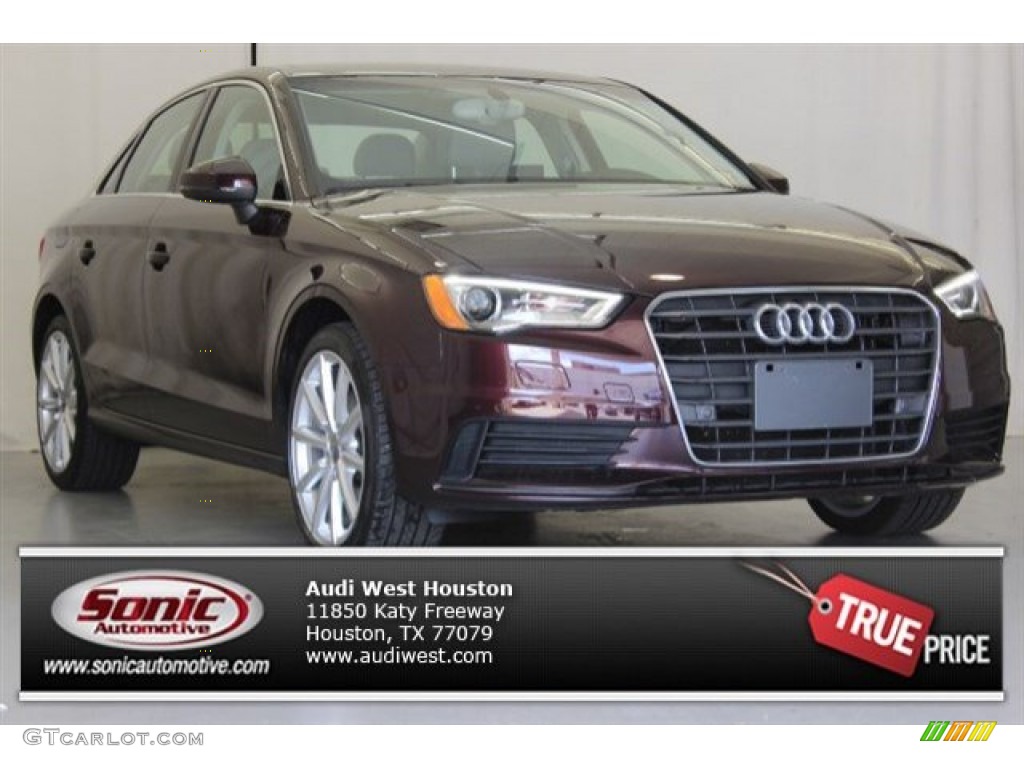 2015 A3 1.8 Premium Plus - Shiraz Red Metallic / Titanium Gray photo #1