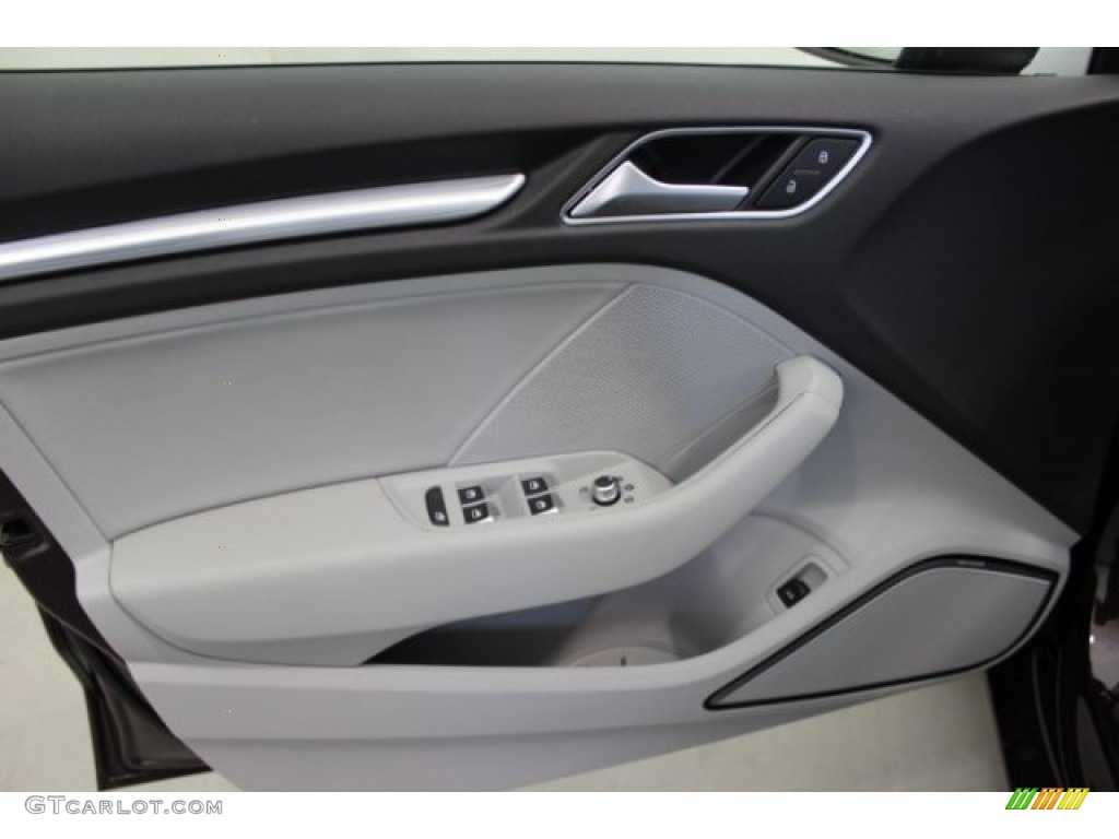 2015 Audi A3 1.8 Premium Plus Titanium Gray Door Panel Photo #106208092