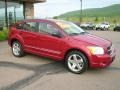 2008 Inferno Red Crystal Pearl Dodge Caliber R/T AWD  photo #4