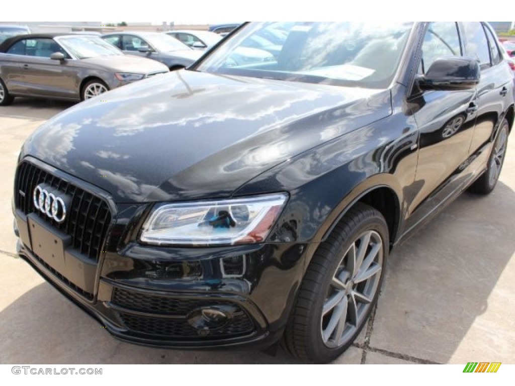 2016 Q5 3.0 TFSI Premium Plus quattro - Mythos Black Metallic / Chestnut Brown photo #3