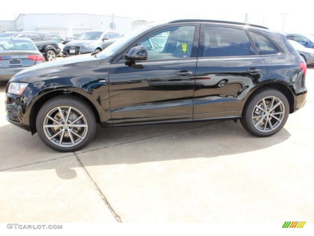 2016 Q5 3.0 TFSI Premium Plus quattro - Mythos Black Metallic / Chestnut Brown photo #5