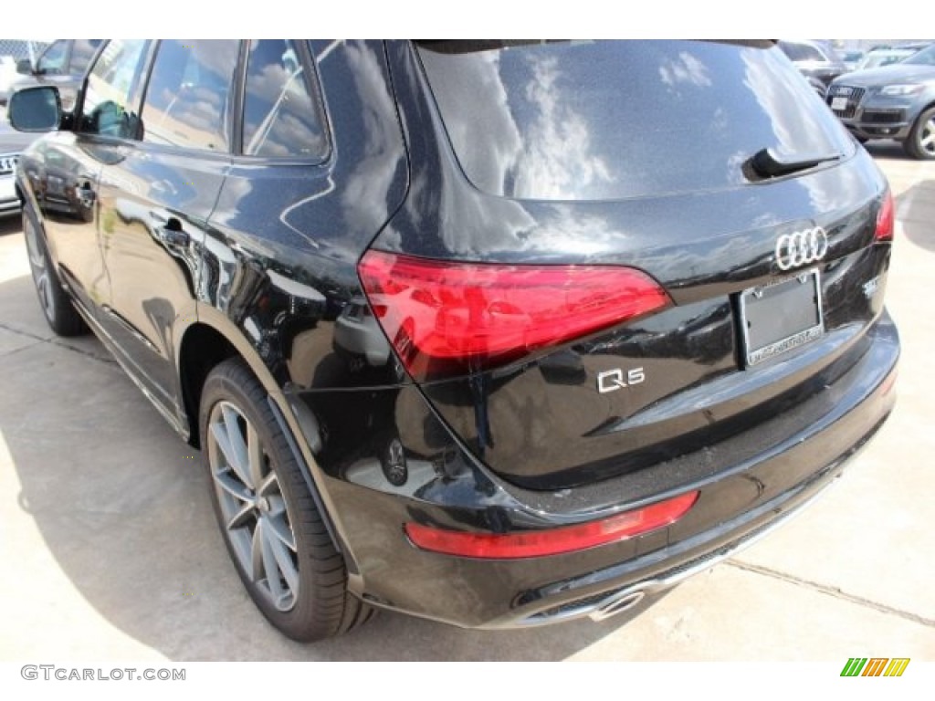 2016 Q5 3.0 TFSI Premium Plus quattro - Mythos Black Metallic / Chestnut Brown photo #6