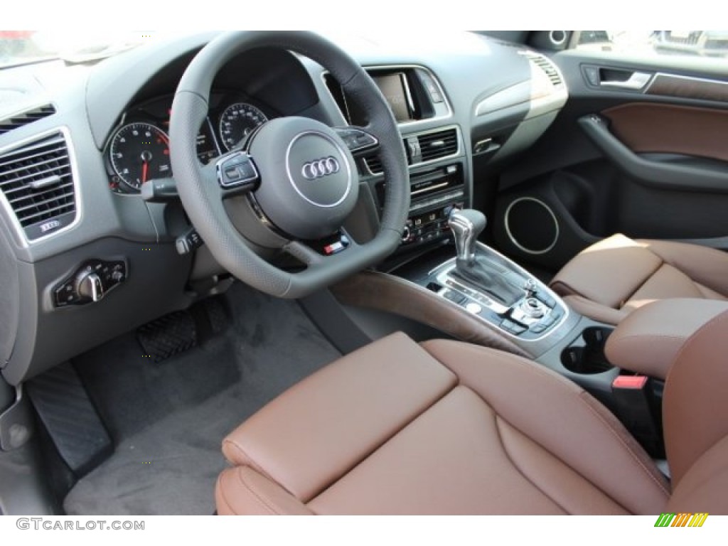 2016 Q5 3.0 TFSI Premium Plus quattro - Mythos Black Metallic / Chestnut Brown photo #15