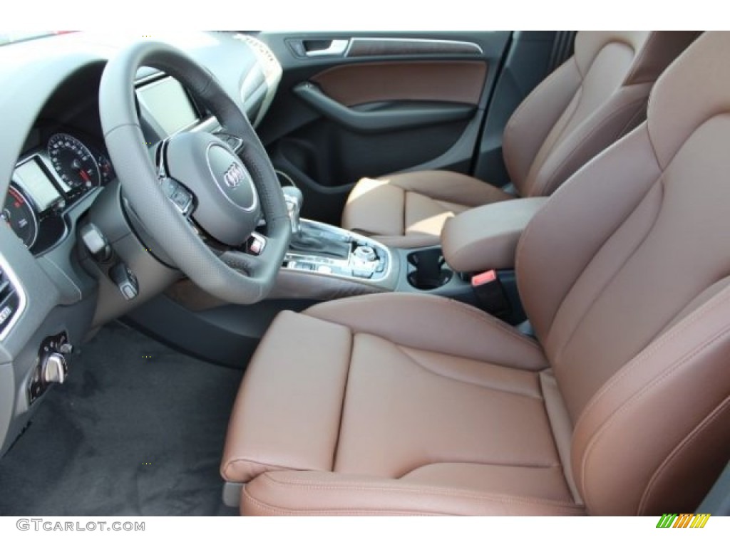 2016 Q5 3.0 TFSI Premium Plus quattro - Mythos Black Metallic / Chestnut Brown photo #16