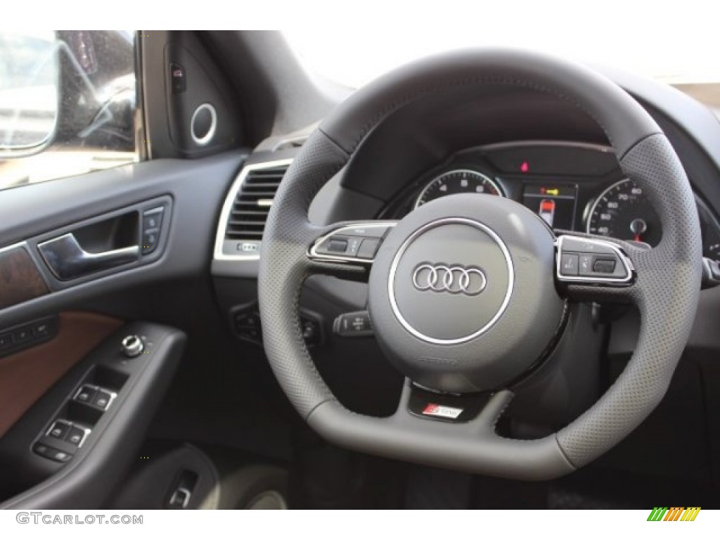 2016 Q5 3.0 TFSI Premium Plus quattro - Mythos Black Metallic / Chestnut Brown photo #39