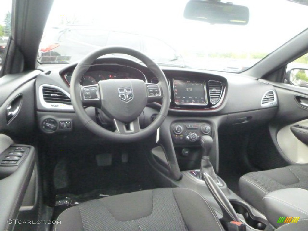Black Interior 2016 Dodge Dart SXT Rallye Photo #106210252