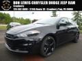 2016 Pitch Black Dodge Dart SXT Rallye Blacktop  photo #1