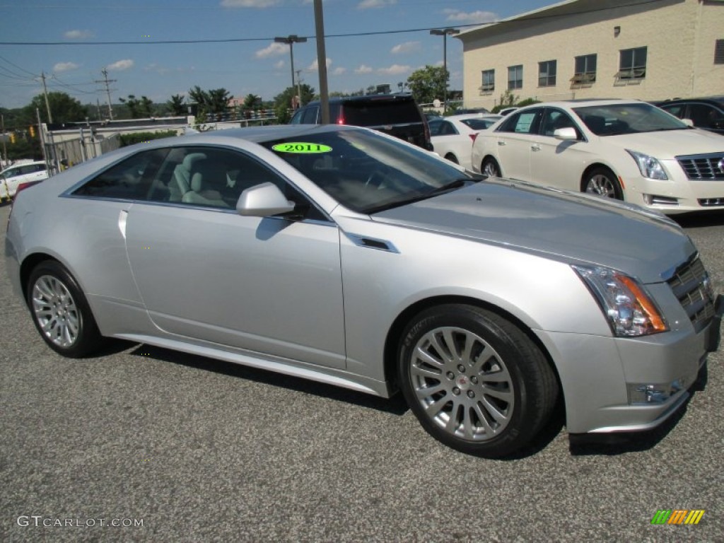 Radiant Silver Metallic 2011 Cadillac CTS 4 AWD Coupe Exterior Photo #106211203