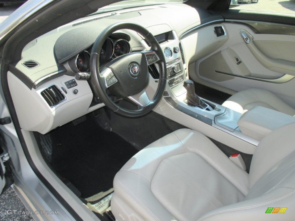 Light Titanium Interior 2011 Cadillac CTS 4 AWD Coupe Photo #106211218