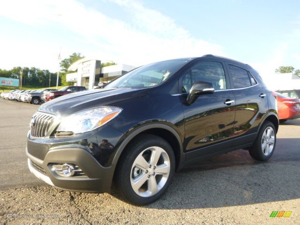 Carbon Black Metallic 2015 Buick Encore Convenience Exterior Photo #106211266