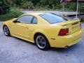 2003 Zinc Yellow Ford Mustang GT Coupe  photo #5