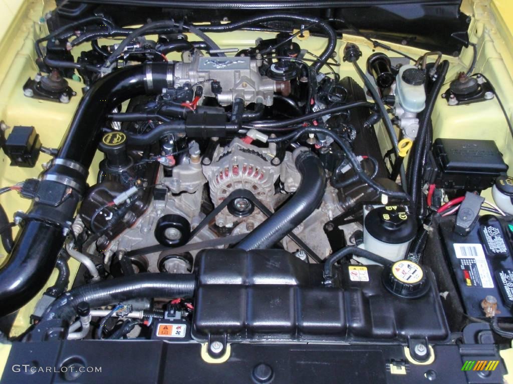 2003 Mustang GT Coupe - Zinc Yellow / Dark Charcoal photo #7