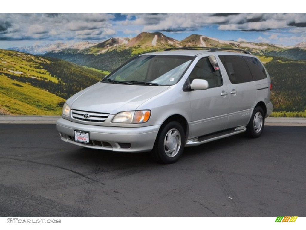 2003 Sienna LE - Vintage Red Pearl / Gray photo #5