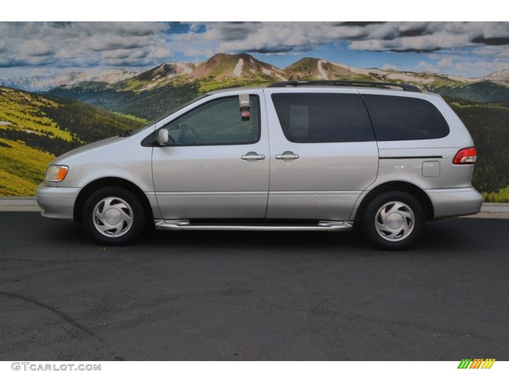 2003 Sienna LE - Vintage Red Pearl / Gray photo #6