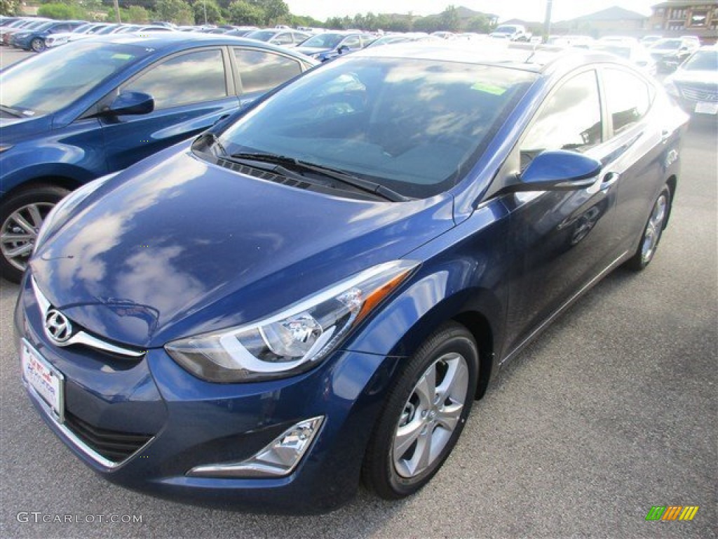 2016 Elantra Value Edition - Blue / Black photo #2