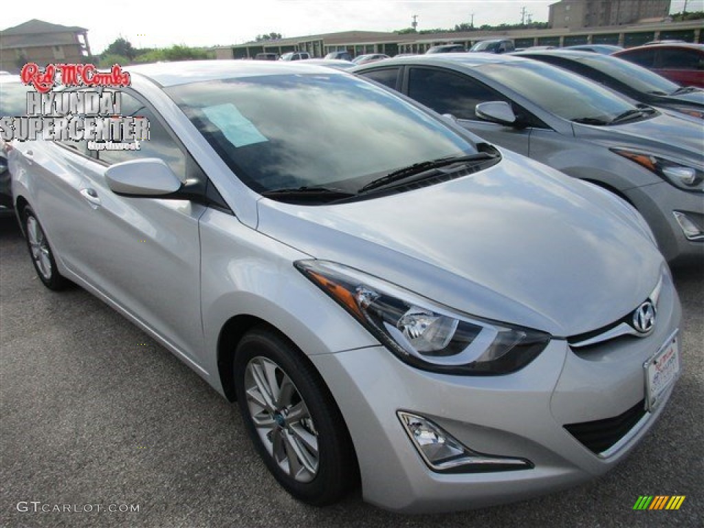 Silver Hyundai Elantra