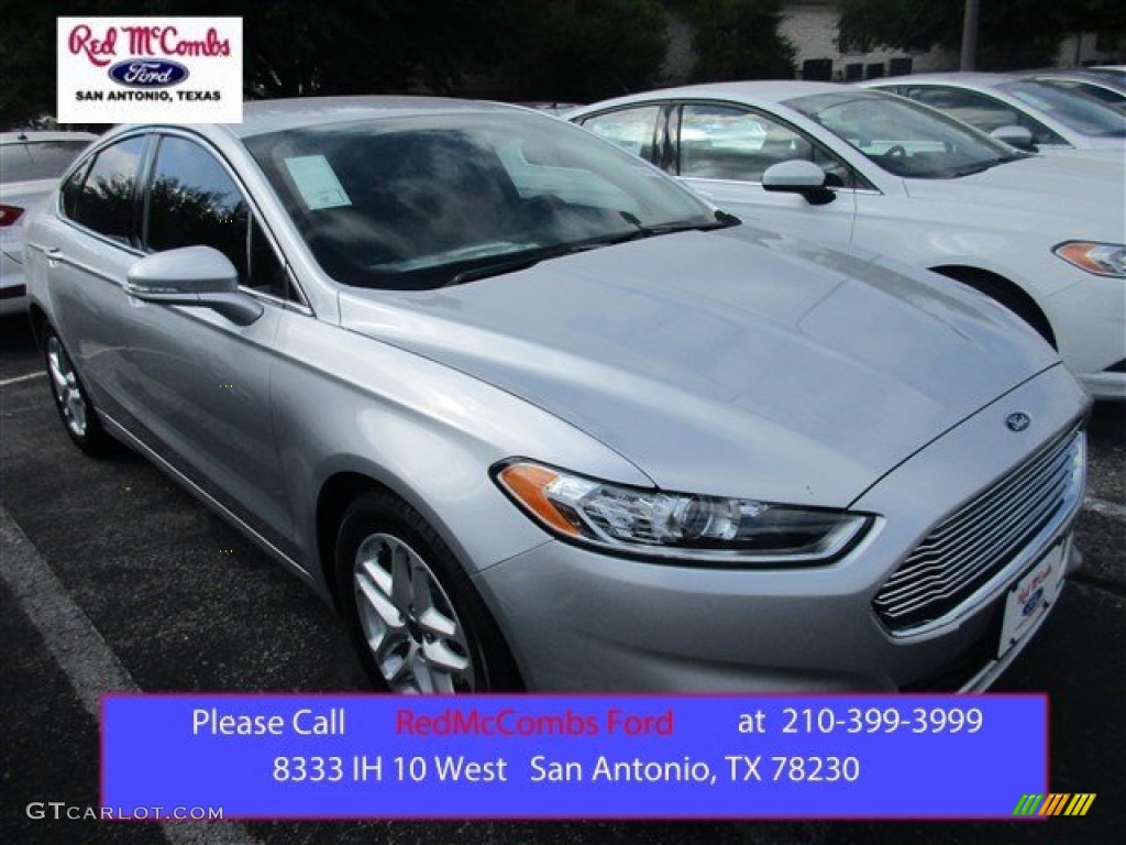 2016 Fusion SE - Ingot Silver Metallic / Charcoal Black photo #1