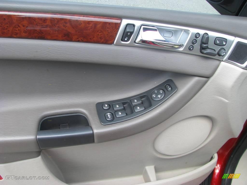 2004 Pacifica AWD - Inferno Red Pearl / Light Taupe photo #15