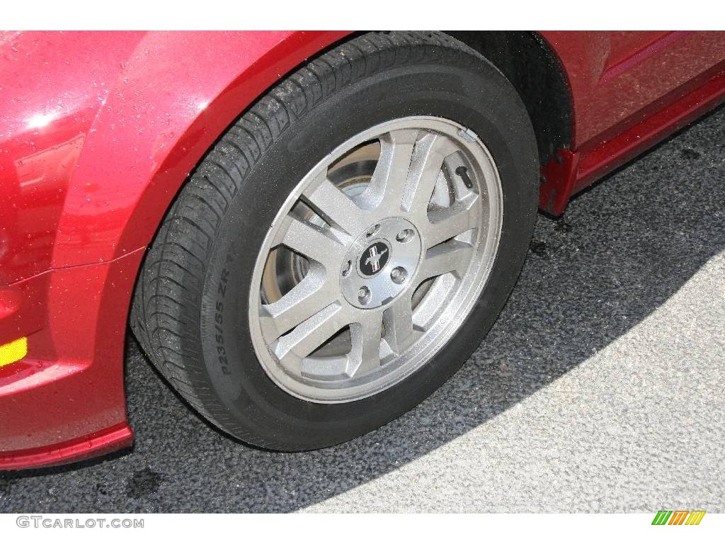 2007 Mustang GT Premium Coupe - Redfire Metallic / Medium Parchment photo #10