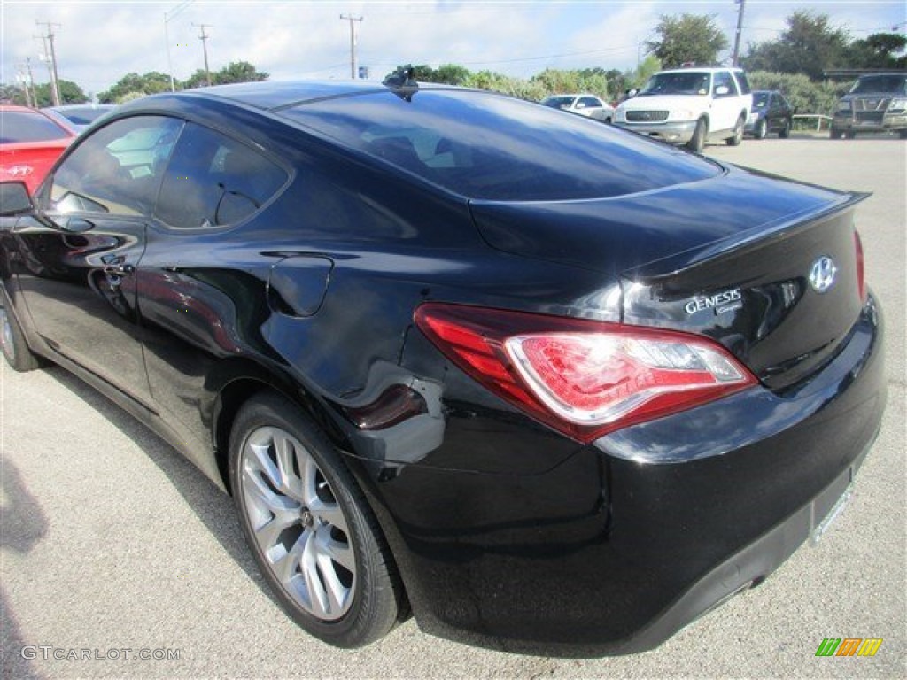 2015 Genesis Coupe 3.8 - Caspian Black / Black photo #3