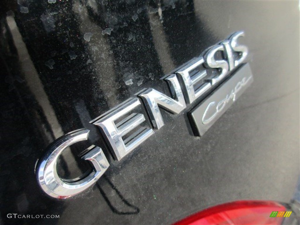 2015 Genesis Coupe 3.8 - Caspian Black / Black photo #4