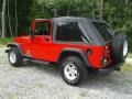 2004 Flame Red Jeep Wrangler Sport 4x4  photo #7