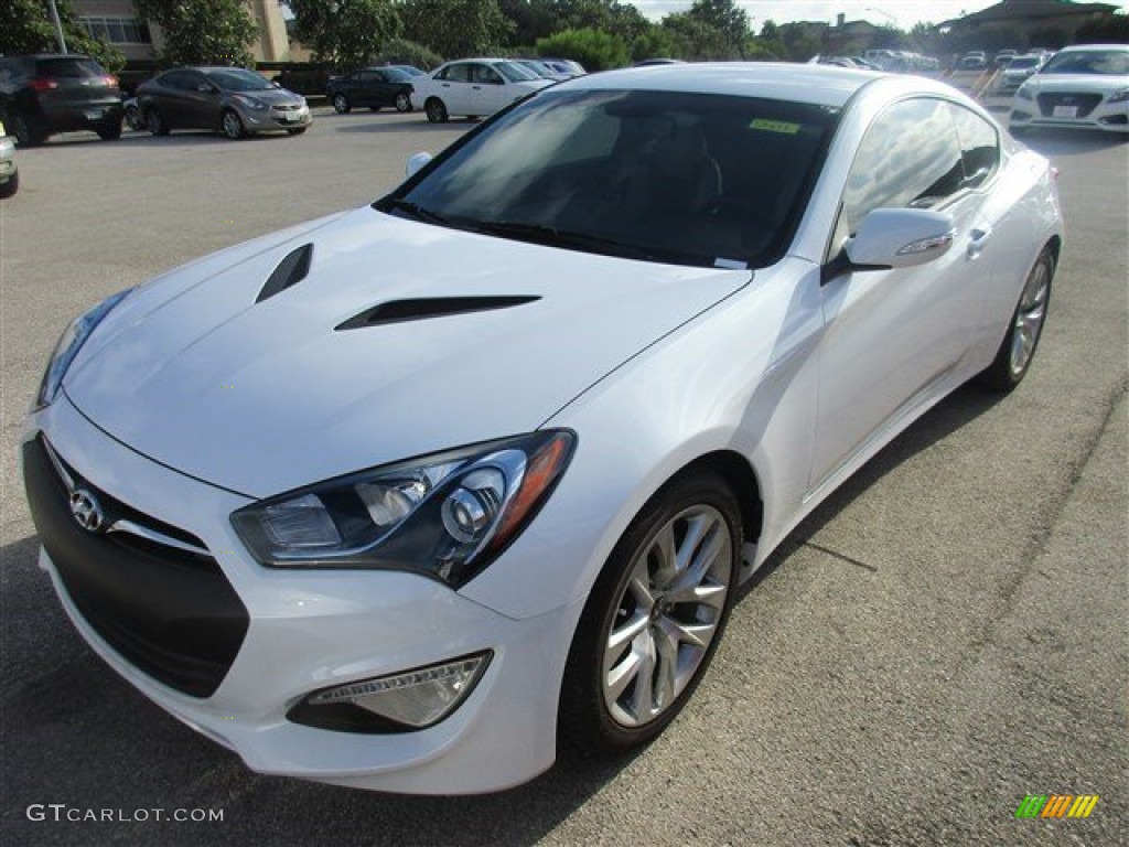 Casablanca White 2015 Hyundai Genesis Coupe 3.8 Exterior Photo #106225099