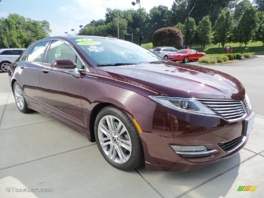 2013 MKZ 2.0L EcoBoost FWD - Bordeaux Reserve / Light Dune photo #11