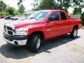 2008 Flame Red Dodge Ram 1500 Big Horn Edition Quad Cab 4x4  photo #5