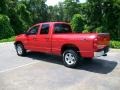 2008 Flame Red Dodge Ram 1500 Big Horn Edition Quad Cab 4x4  photo #6