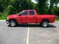 2008 Flame Red Dodge Ram 1500 Big Horn Edition Quad Cab 4x4  photo #8
