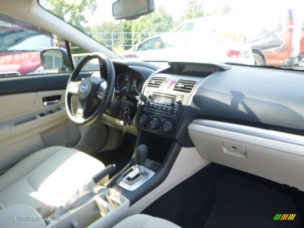 2014 XV Crosstrek 2.0i Premium - Quartz Blue Pearl / Ivory photo #7