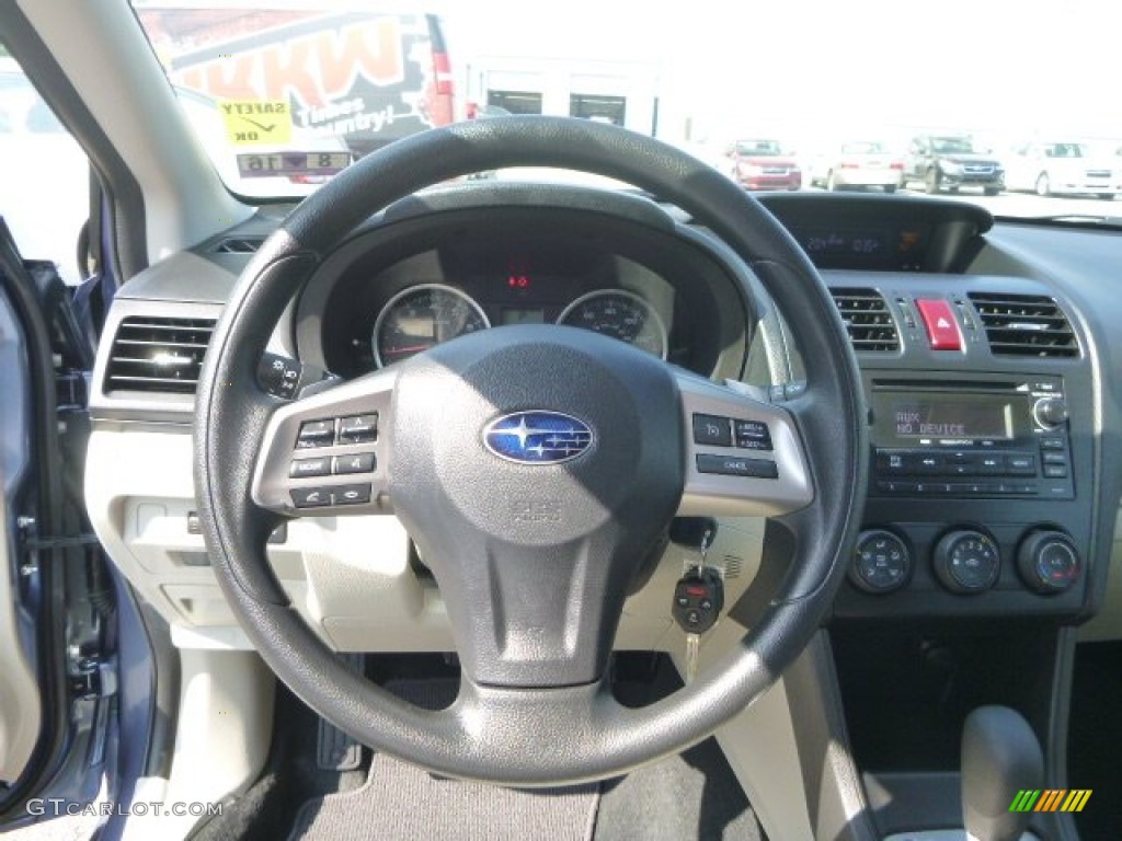 2014 XV Crosstrek 2.0i Premium - Quartz Blue Pearl / Ivory photo #20