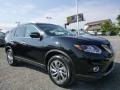 2015 Super Black Nissan Rogue SL AWD  photo #1