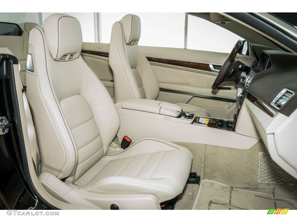 Silk Beige/Espresso Brown Interior 2016 Mercedes-Benz E 400 Cabriolet Photo #106232482